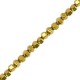 Hematite Perlen Hexagon 2mm Gold